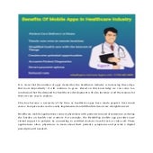Benefits Of Mobile Apps In Healthcare Industry.pdf