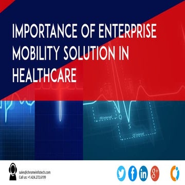 Importance of Enterprise Mobility Solution in Healthcare