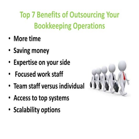 Benefits of outsourcing bookkeeping operations
