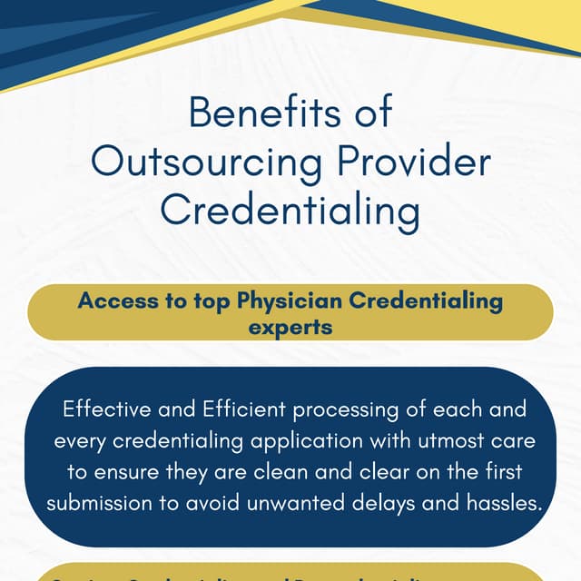 Benefits of Outsourcing Provider Credentialing 0