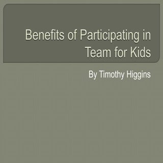 Benefits of Participating in Team f...