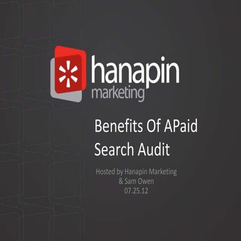 Benefits of ppc audit