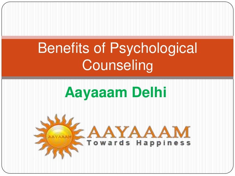 Benefits of Psychological Counseling