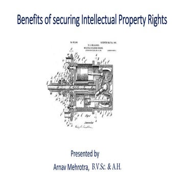 Intellectual Property Rights presentation | PPTX
