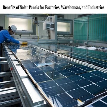 Solar Panels for Factories, Warehouses, and Industries