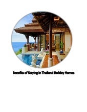Benefits of Staying in Thailand Hol...