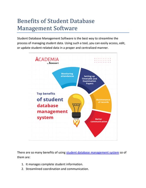 Benefits of Student Database Management System.pdf