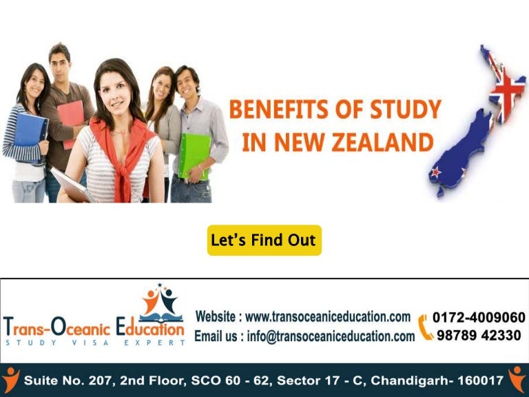Benefits of study in new zealand