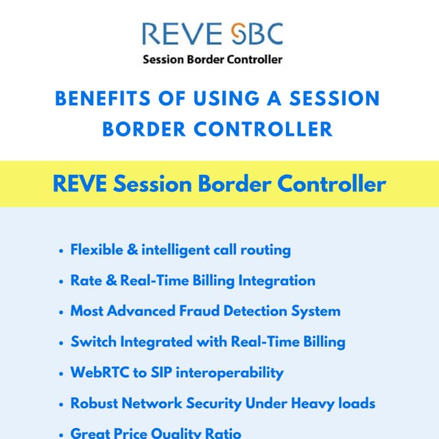 Benefits of Using an Session Border Controller
