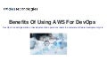 Benefits of using aws for dev ops