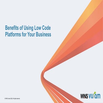 Benefits of Using Low Code Platforms for Your Business