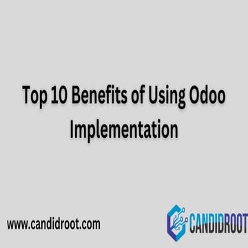 Benefits of Using Odoo Implementation.pdf