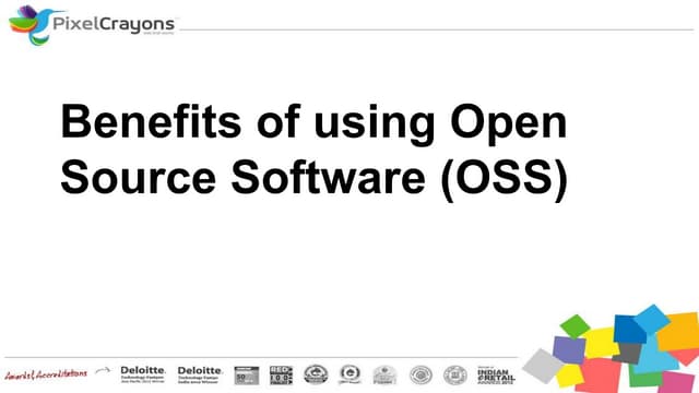 Benefits of using open source software (oss)