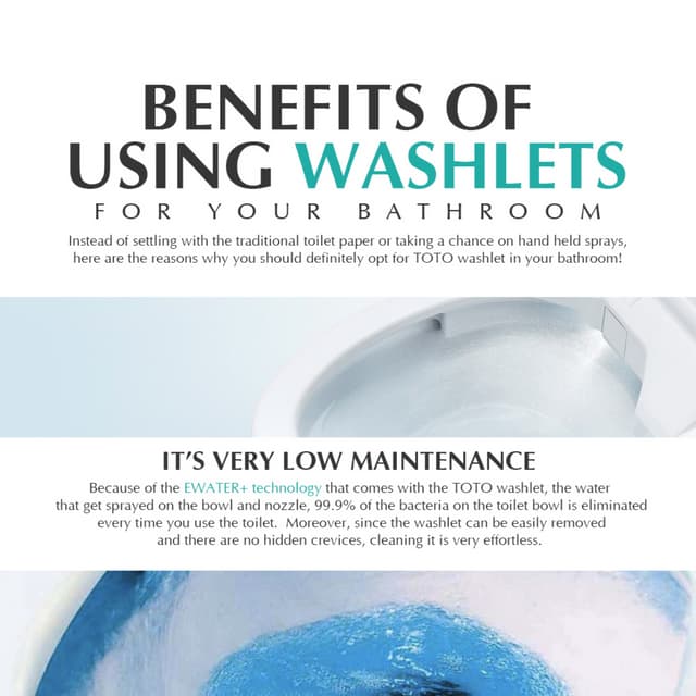 Benefits Of Using Washlets For Your Bathroom PDF