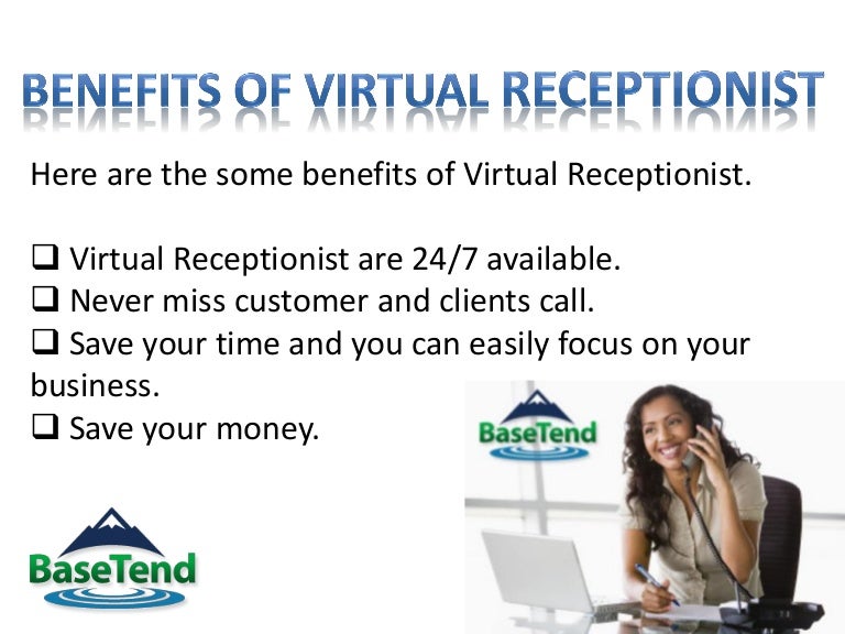 Benefits of virtual receptionist BaseTend
