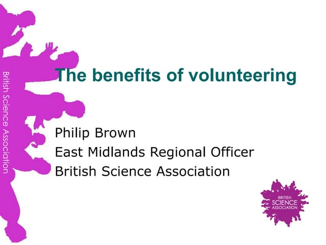 The Benefits of Volunteering