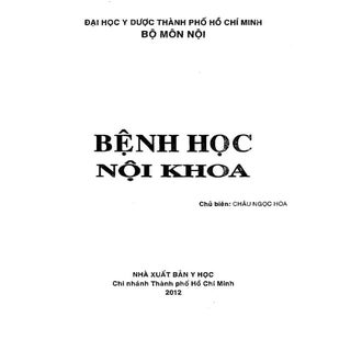 EBOOK BỆNH HỌC NỘI KHOA - ĐH Y DƯỢC P2