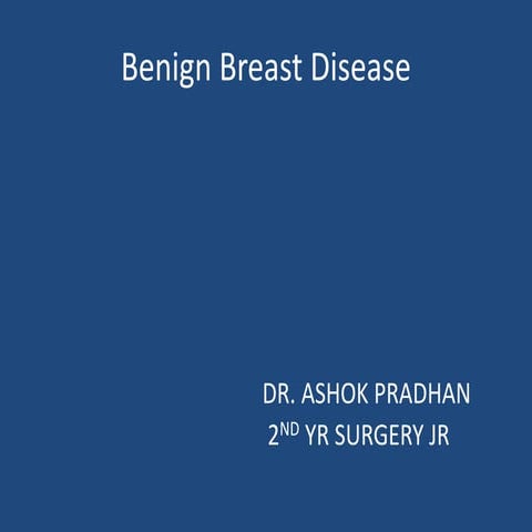 Benign breast disease