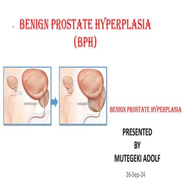 Benign prostate hyperplasia. increase in size of the prostate | PDF