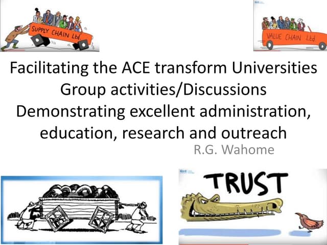 Group work  Agric - Cotonou 2015