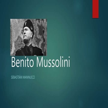 Benito mussolini