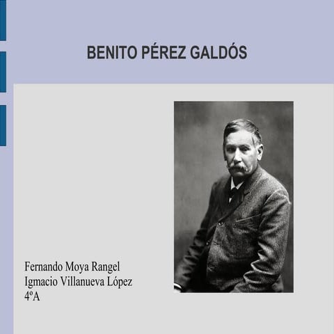 Benito perez galdos
