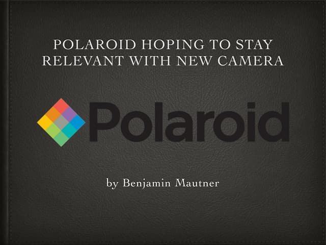 Benjamin Mautner | Polaroid Socialmatic