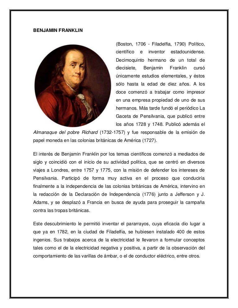Benjamin Franklin