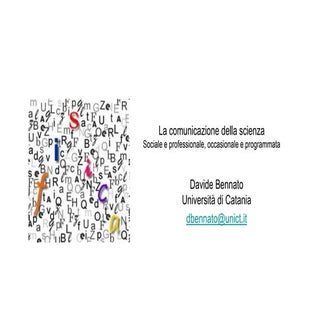 La comunicazione della scienza. Soc...