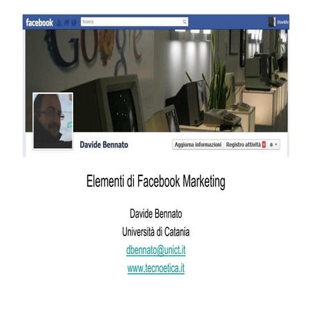 Elementi di Facebook Marketing