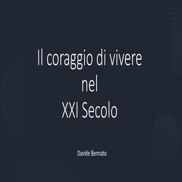 TEDx Vittoria: Il coraggio di vivere nel 21 secolo
