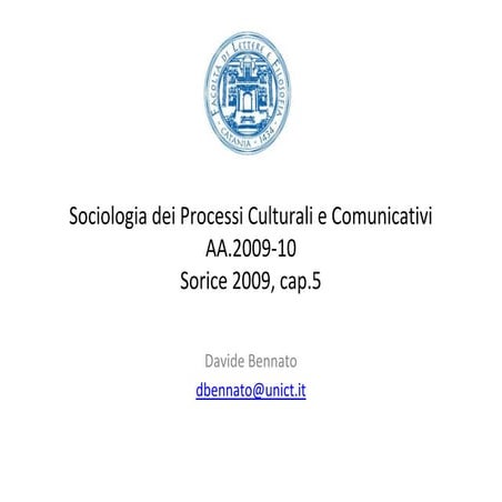 Da Simmel alla svolta semiotica