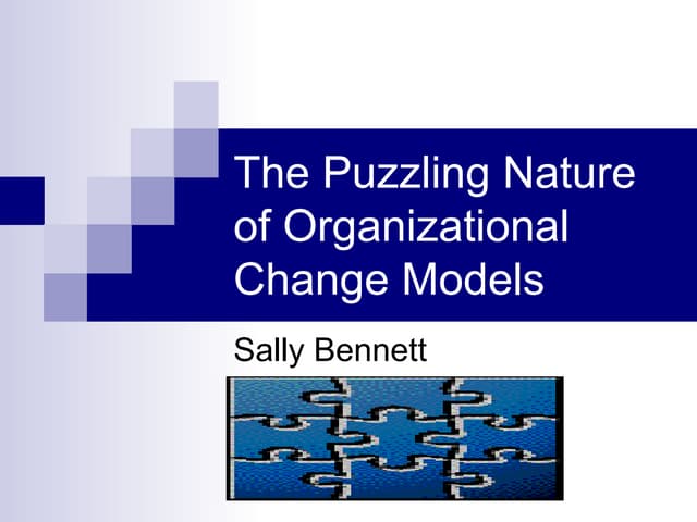 Bennett Models Of Change