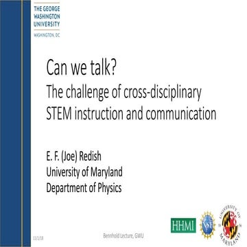 Can We Talk? The challenge of cross-disciplinary STEM instruction