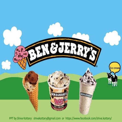 Ben & Jerry Ice cream Marketing Presentation 