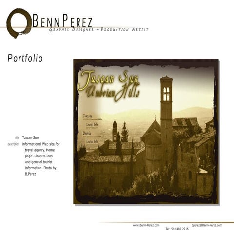 Benn Perez Portfolio
