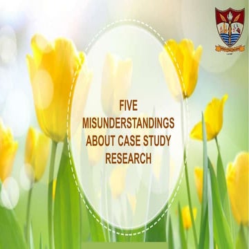 Bent flyvbjerg, five misunderstandings about case study research