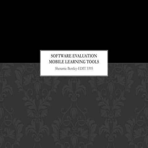 Bentley softwareevaluation