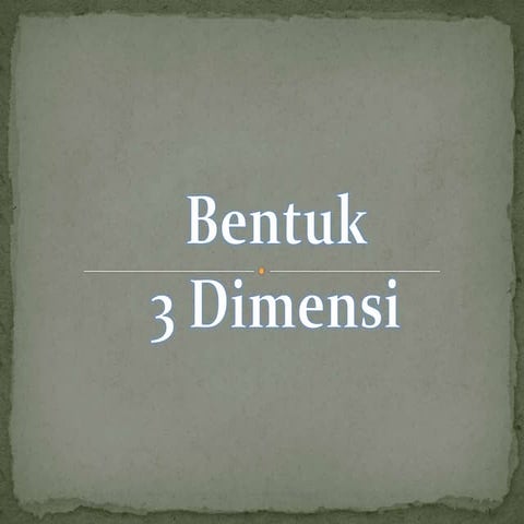 Bentuk3d