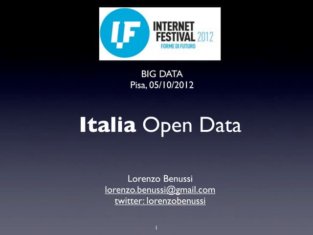 Italia open data