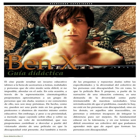 Ben x guía didáctica