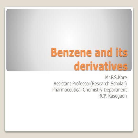 Benzene and its derivatives.ppt