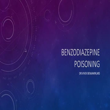 Benzodiazepine poisoning