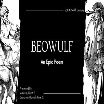 BEOWULF.powerpoint presentation for grade 9 | PPTX
