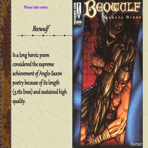 Beowulf Linguistics Powerpoint  Presentation.pptx