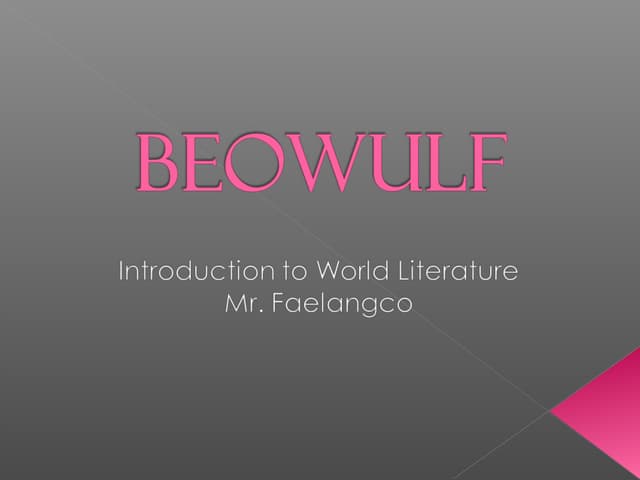 Beowulf Literature