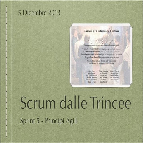 5   scrum dalle trincee - principi agili
