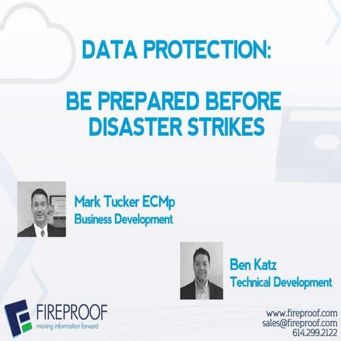 Be Prepared Before Disaster Strikes