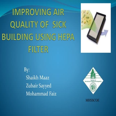 AIR FILTERATION USING HEPA FILTERS
