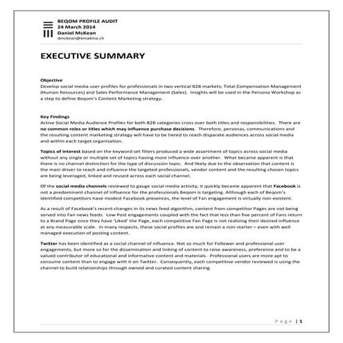 Target Audience Research